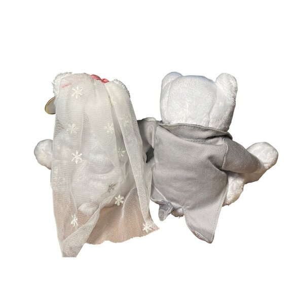 Ty Beanie Babies We Do Bride & Groom Wedding Set Plush Bears Collectible Toy - Picture 4 of 11